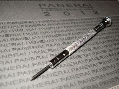 panerai hollow ground 1.6mm screwdriver|Aftermarket Replacement Screwdriver Kit for Panerai Watch 1.4 .